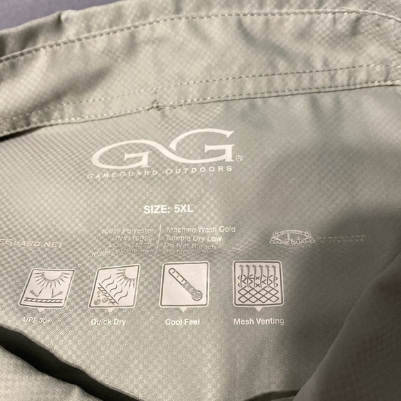Gameguard Outdoors shirt. Size 5XL - Picture 2 of 4